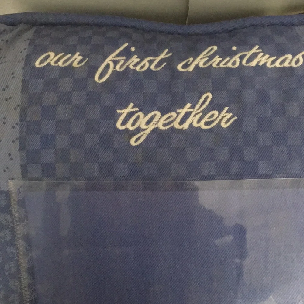 “Our First Christmas Together” Pillow